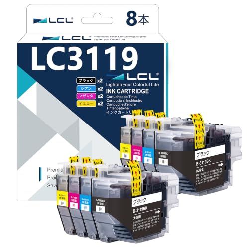 Amazon.co.jp: LCL Brother用 ブラザー用 LC3119-4PK LC3119 LC3119BK